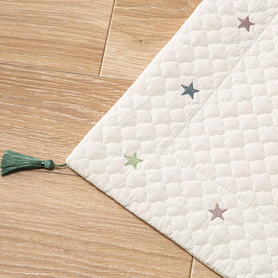 ニトリ 刺繍入りキルティングラグ(IB001 70x100) : ニトリ Yahoo
