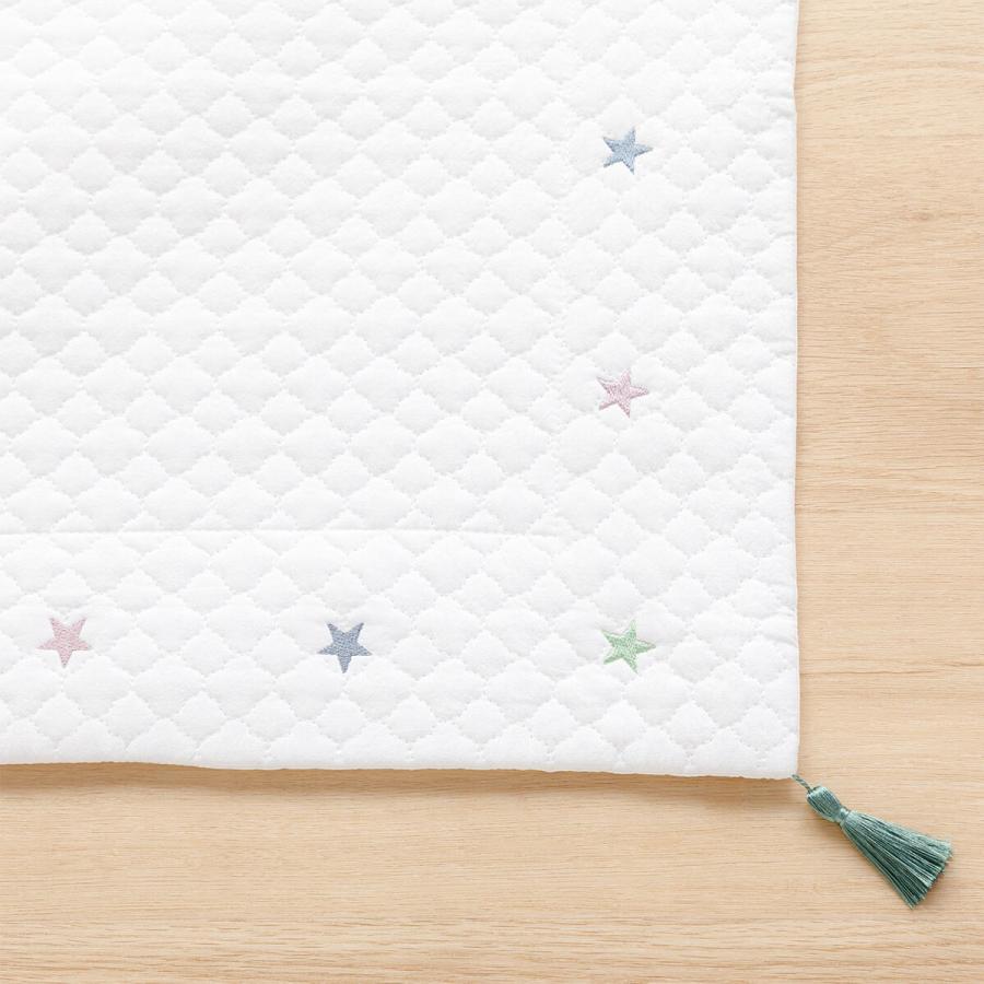 ニトリ（NITORI） 刺繍入りキルティングラグ(IB001 70x100) : ニトリ