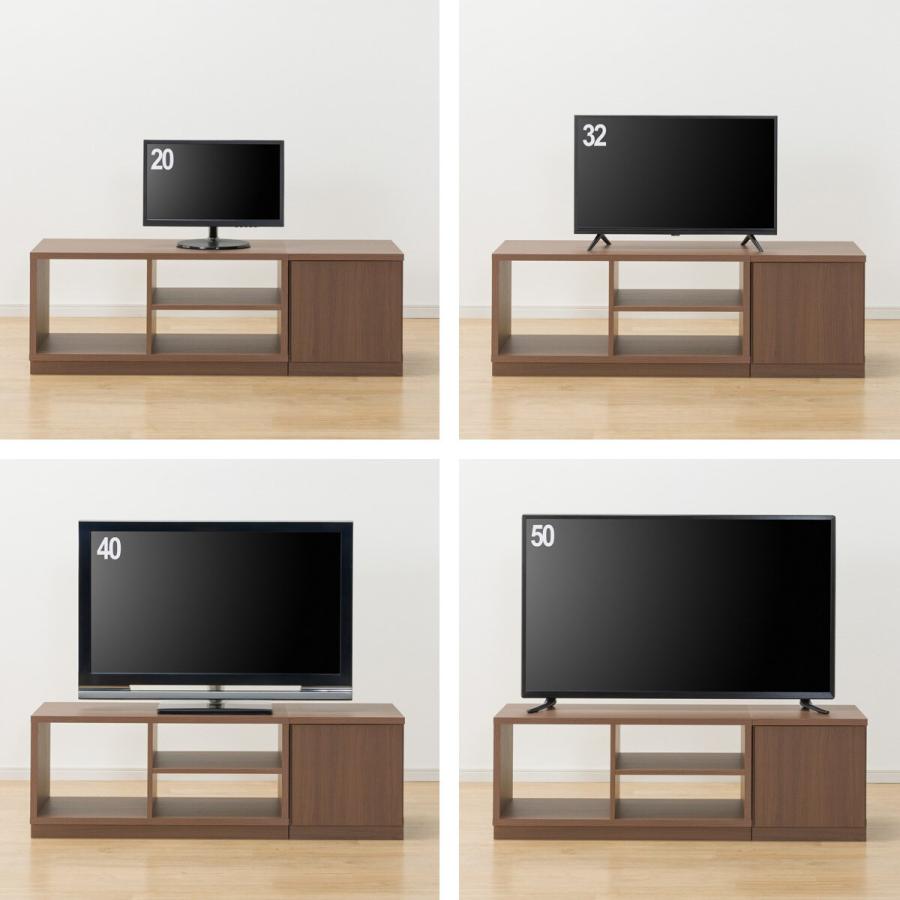 ニトリテレビ台ユニット　フルセット ニトリ ローボードTU01セット(ローボード60/サイドBOX 40扉