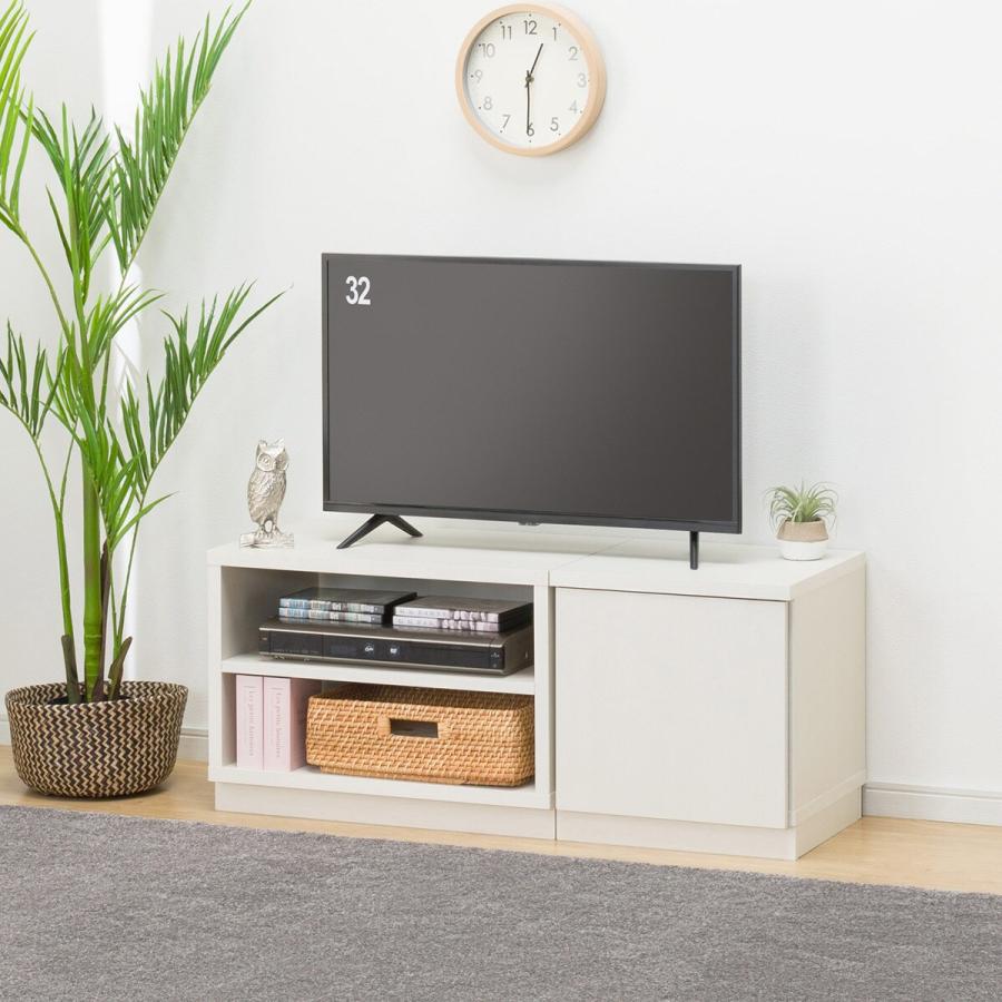 ニトリ ローボードTU01セット(ローボード60/サイドBOX 40扉 WW ニトリ ローボードTU01セット(ローボード60/サイドBOX 40扉 WW