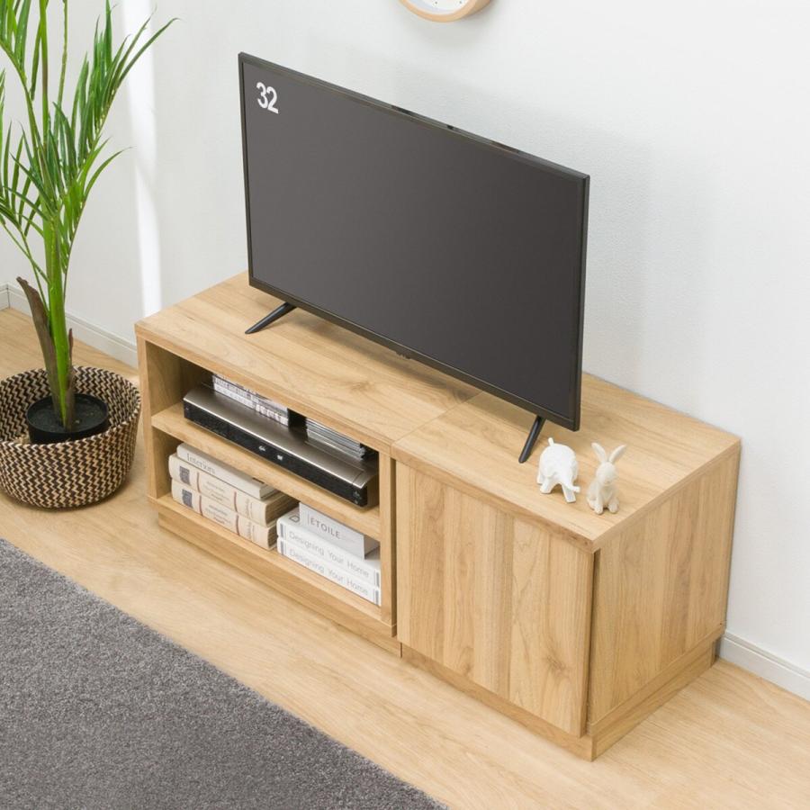 ニトリ ローボードTU01セット(ローボード60/サイドBOX 40扉 LBR ニトリ ローボードTU01セット(ローボード60/サイドBOX 40扉 LBR