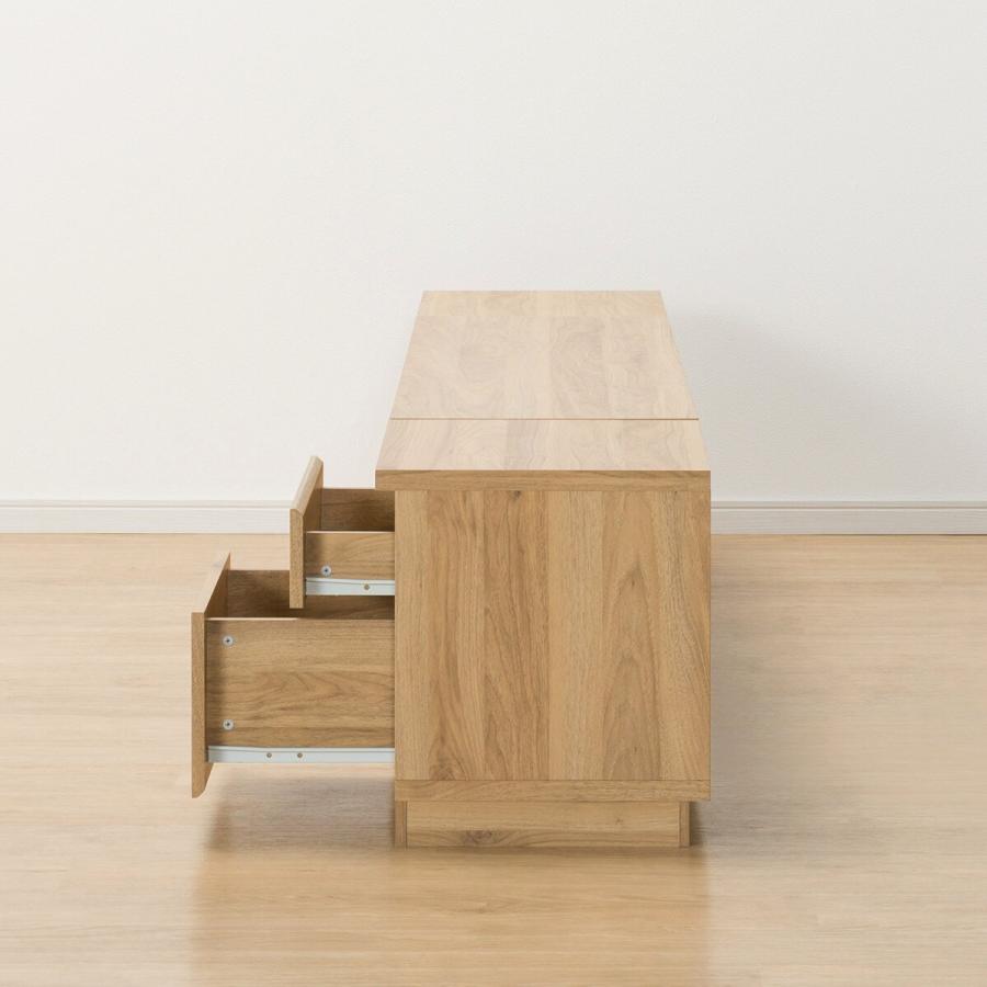 ニトリ ローボードTU01セット(ローボード120/サイドBOX 40扉