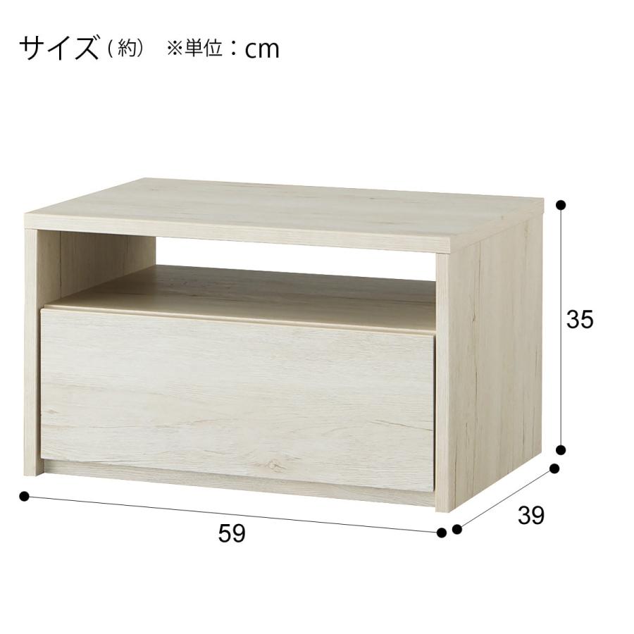 ニトリ（NITORI） 簡単組み立てテレビ台(ローボードNクリック60WW
