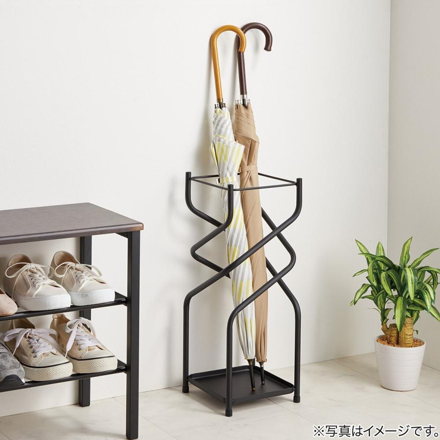 ニトリ 傘たて Nスパイラル(ブラック) : ニトリ Yahoo!店 - 通販