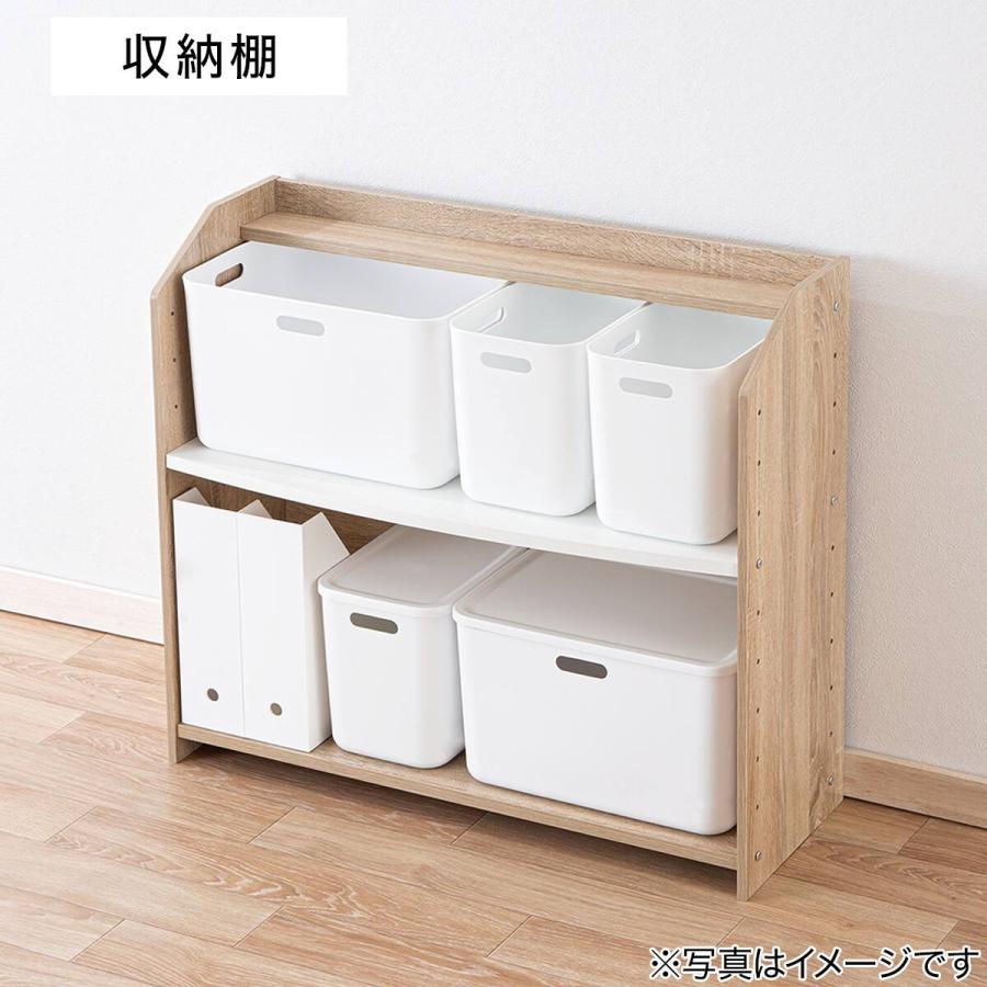 【美品】キッズ用デスク棚・収納付 キッズ用デスク 机 絵本棚 幅91cm 高さ54cm ナチュラルブラウン 子供