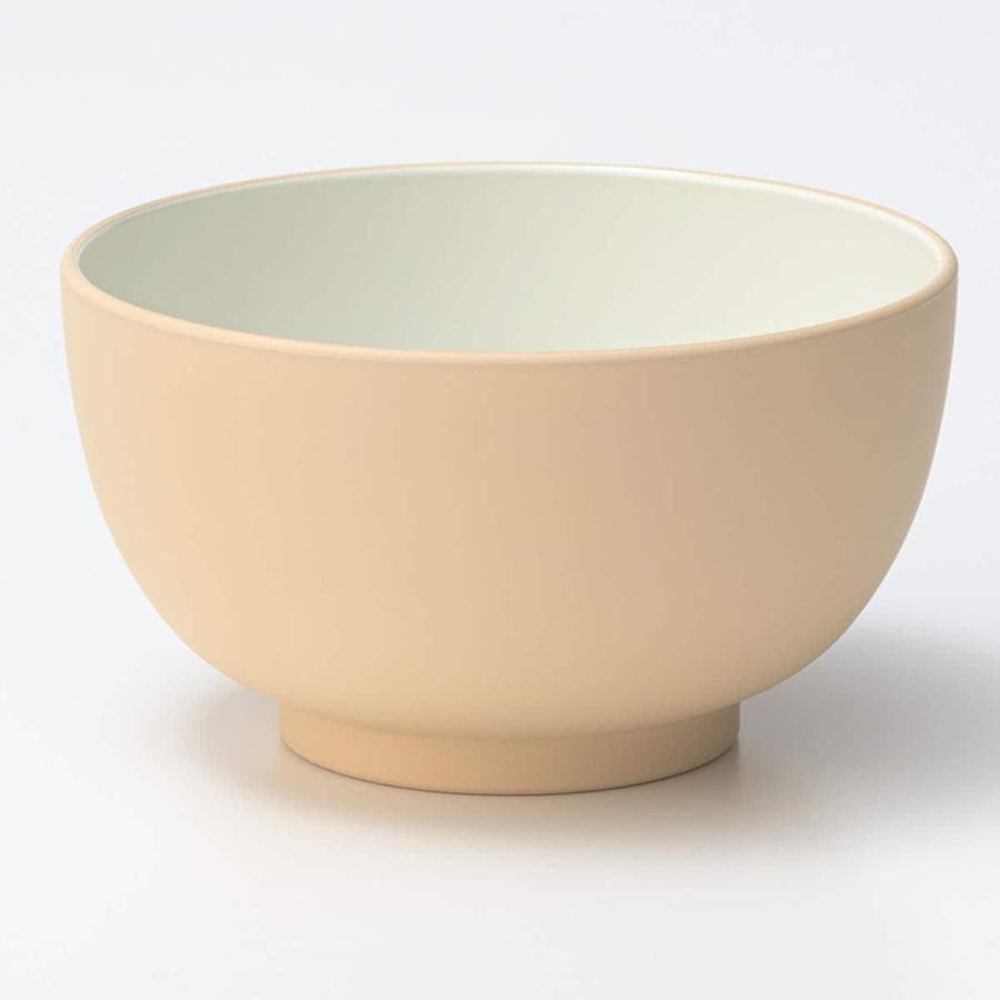 ニトリ（NITORI） マジかる撥水滑り止め付小さめ汁椀(ベージュ