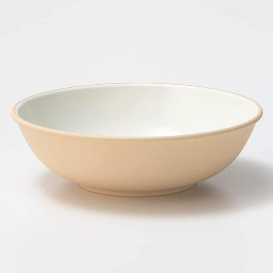 67☆新品未使用マジかる撥水ニトリ食器 ニトリ（NITORI） マジかる撥水滑り止め付深皿(ベージュ) : ニトリ