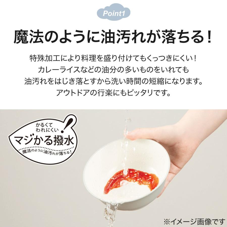 ニトリ（NITORI） マジかる撥水滑り止め付仕切り皿(ライトグレー