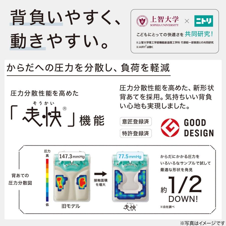 ニトリ（NITORI） キュービープラス わんぱく組 ランドセル(WPGCPBD