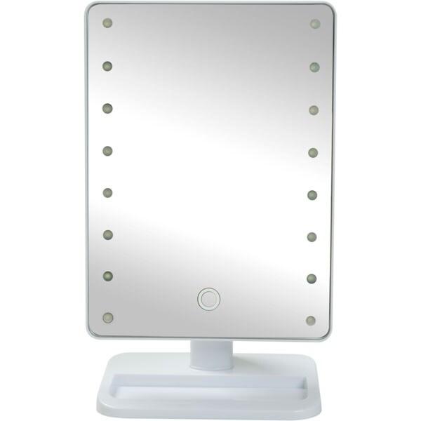 ニトリ（NITORI） LED卓上ミラー(トレー付き) 鏡 ミラー スタンド