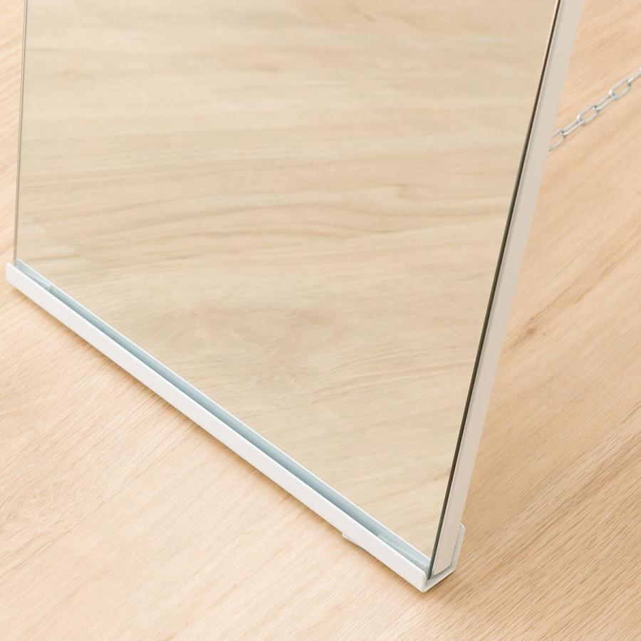 横型スタンドミラー ニトリ（NITORI） ノンフレームスタンドミラー インペリア 鏡 ミラー