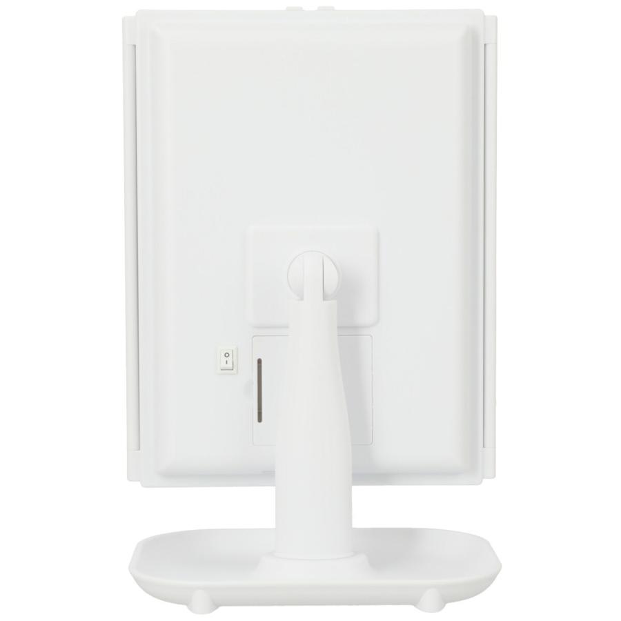 ニトリ（NITORI） LED3面テーブルミラー ピエリ(ホワイト) 鏡 ミラー