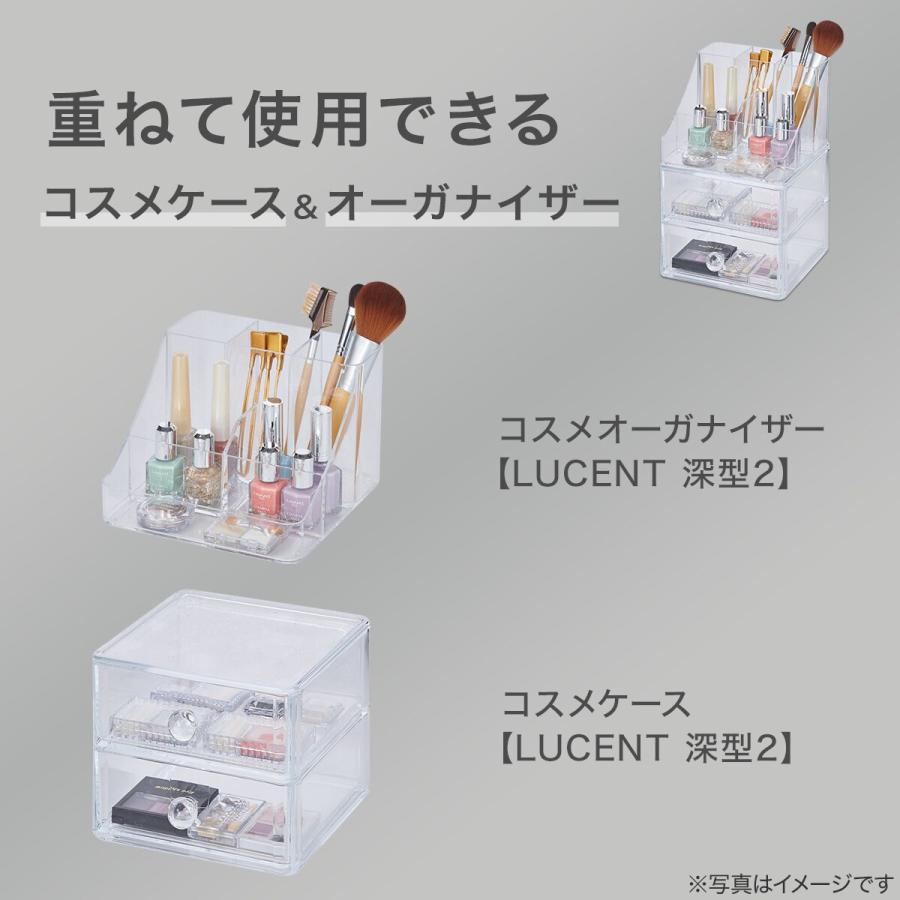 分厚いめがね アイニティ　フィットベース　25g 2個セット ニトリ コスメオーガナイザー深型 2点セット 期間限定価格：9/24