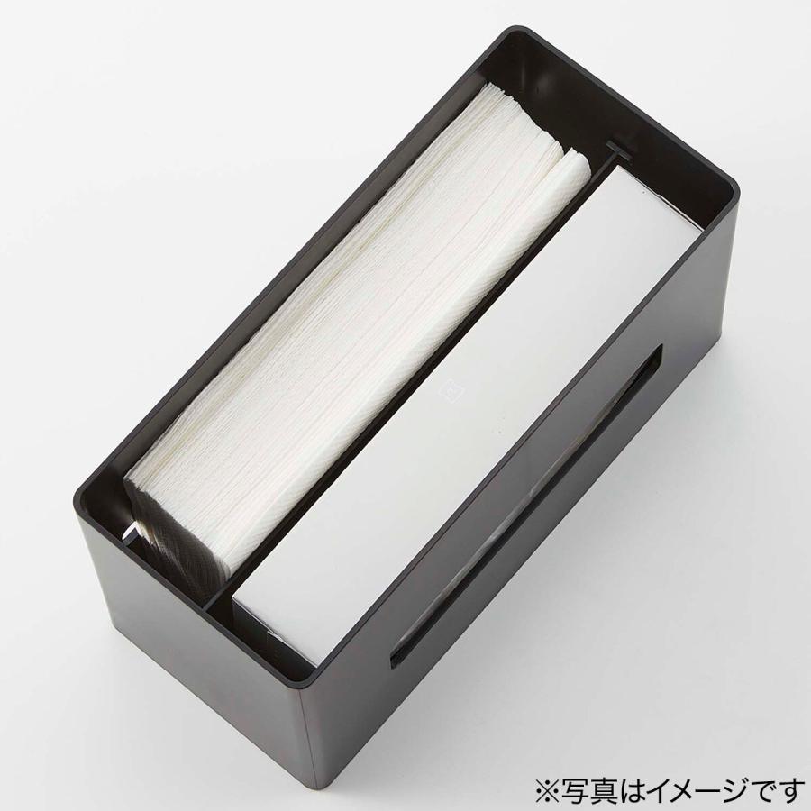 ニトリ 両面ティッシュケース (ブラック) : ニトリ Yahoo!店