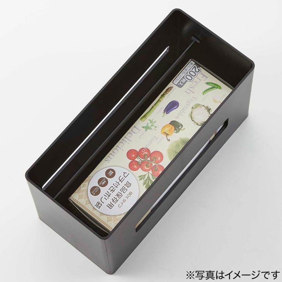 ニトリ 両面ティッシュケース (ブラック) : ニトリ Yahoo!店