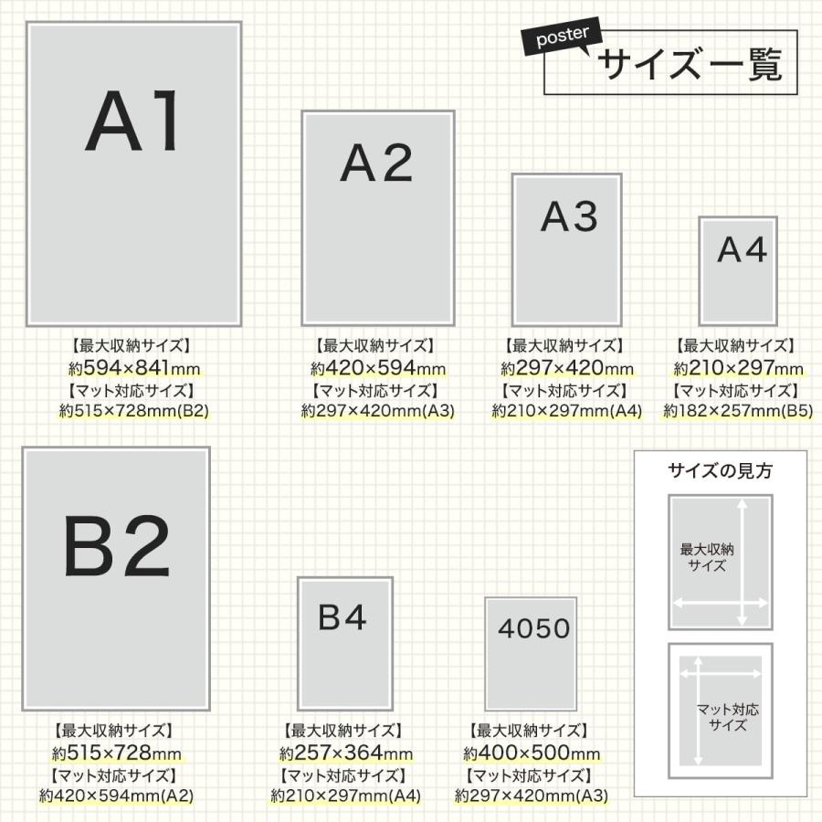 A4サイズポスターフレーム マット付N3(ホワイト) ニトリ｜nitori-net｜04
