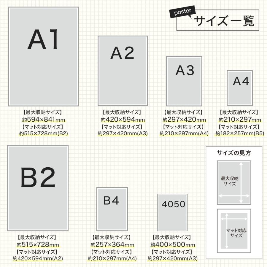 B2サイズポスターフレーム マット付N3(ブラック) ニトリ｜nitori-net｜04