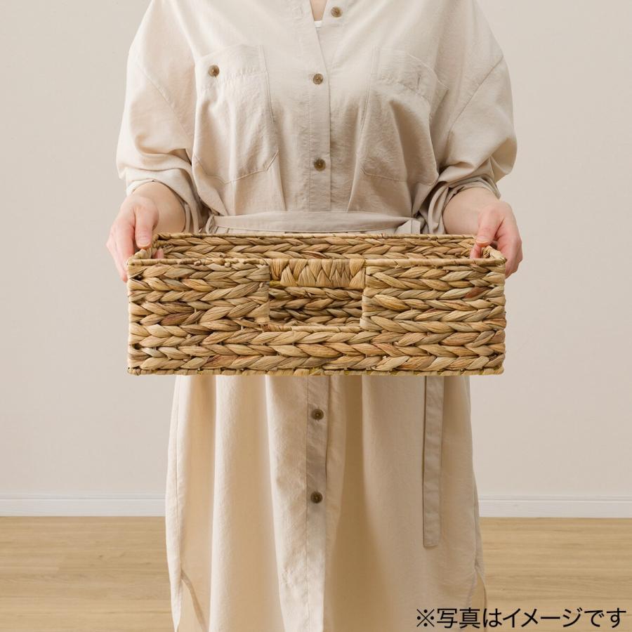 ニトリ（NITORI） 自然素材バスケット よこ型ハーフ : ニトリ Yahoo!店