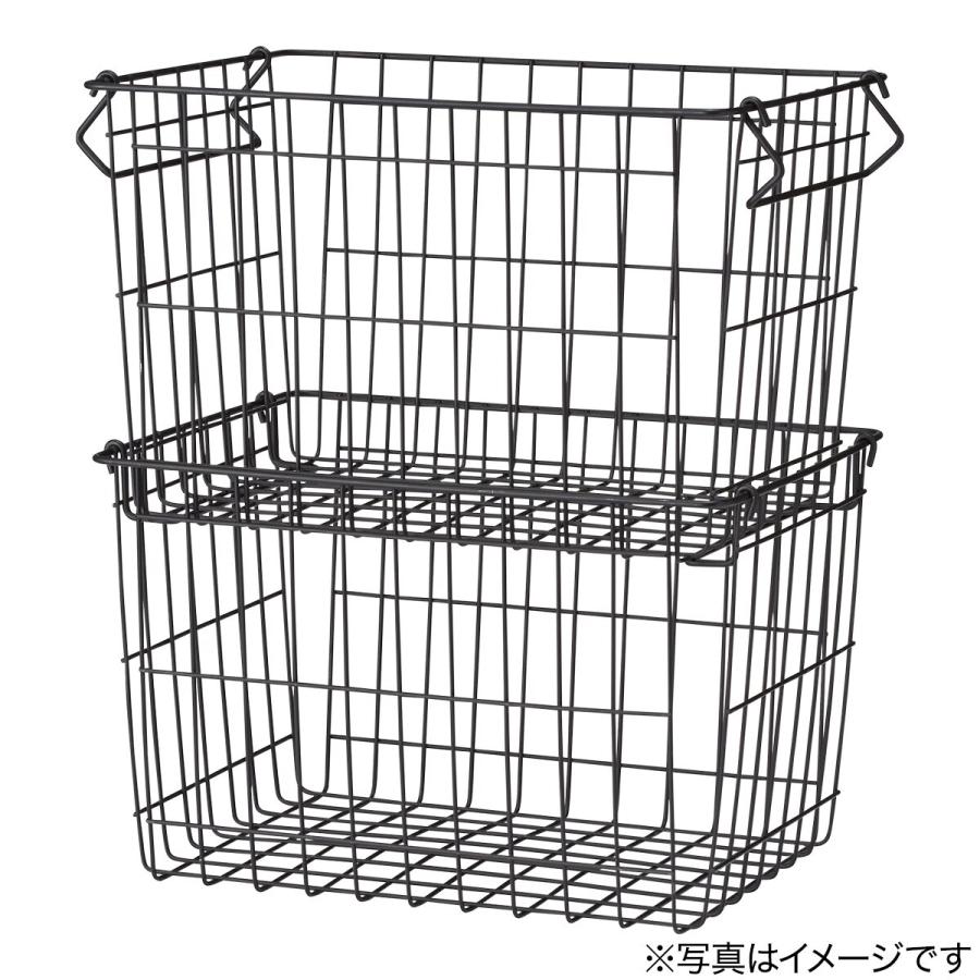 ニトリ（NITORI） 積み重ねできるワイヤーバスケット レギュラー