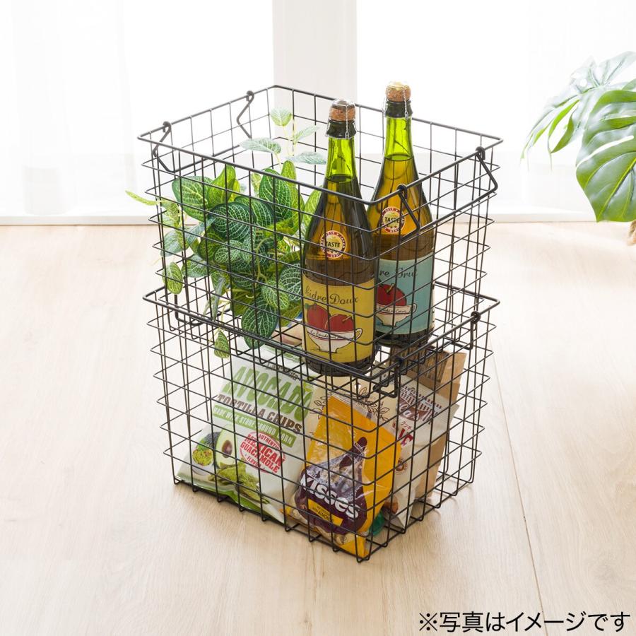 ニトリ（NITORI） 積み重ねできるワイヤーバスケット レギュラー