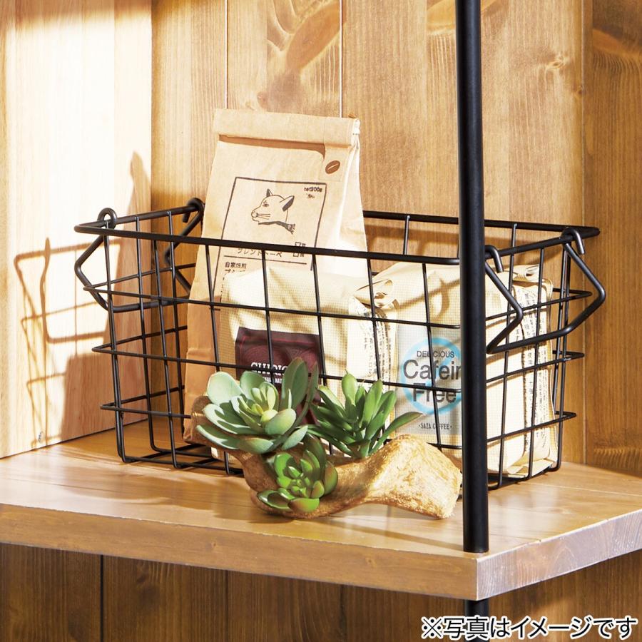 ニトリ（NITORI） 積み重ねできるワイヤーバスケット クォーター