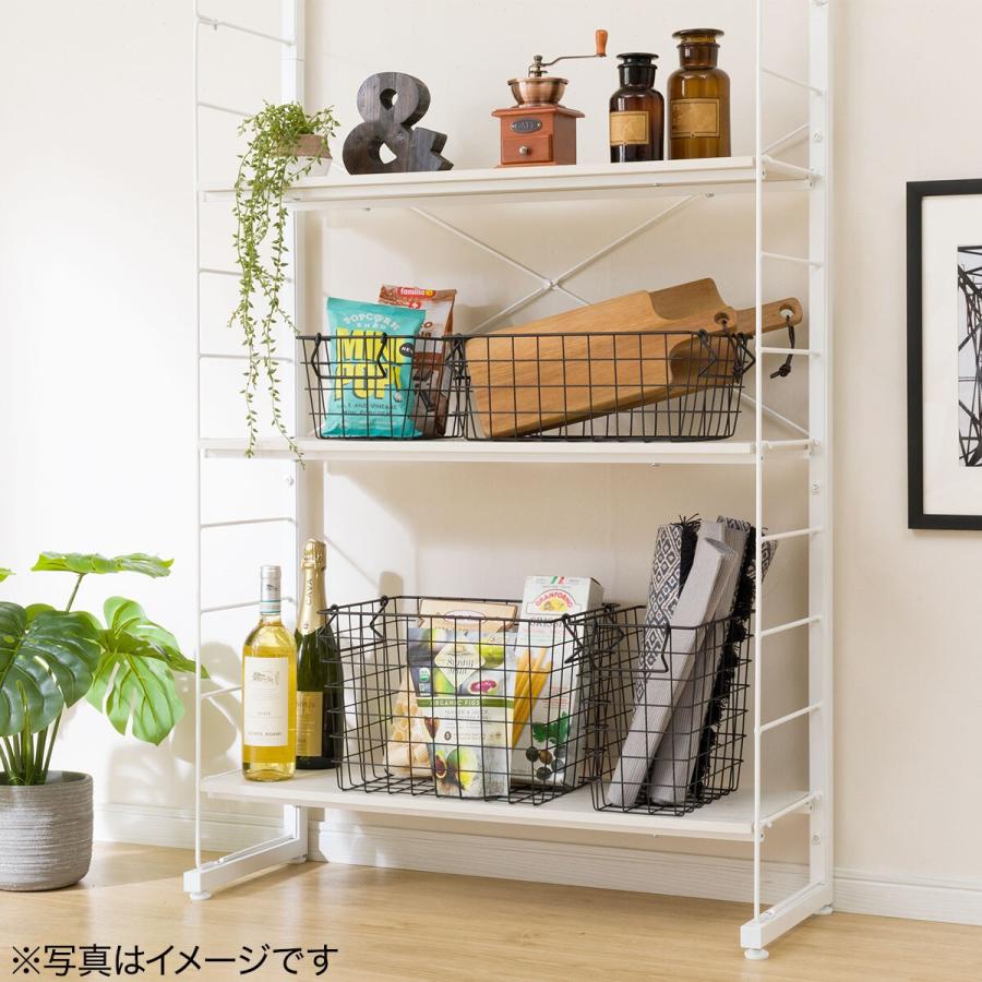 ニトリ（NITORI） 積み重ねできるワイヤーバスケット クォーター