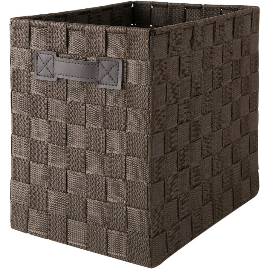 ニトリ（NITORI） バスケット ティクス2 たてハーフ(DBR) 収納ケース