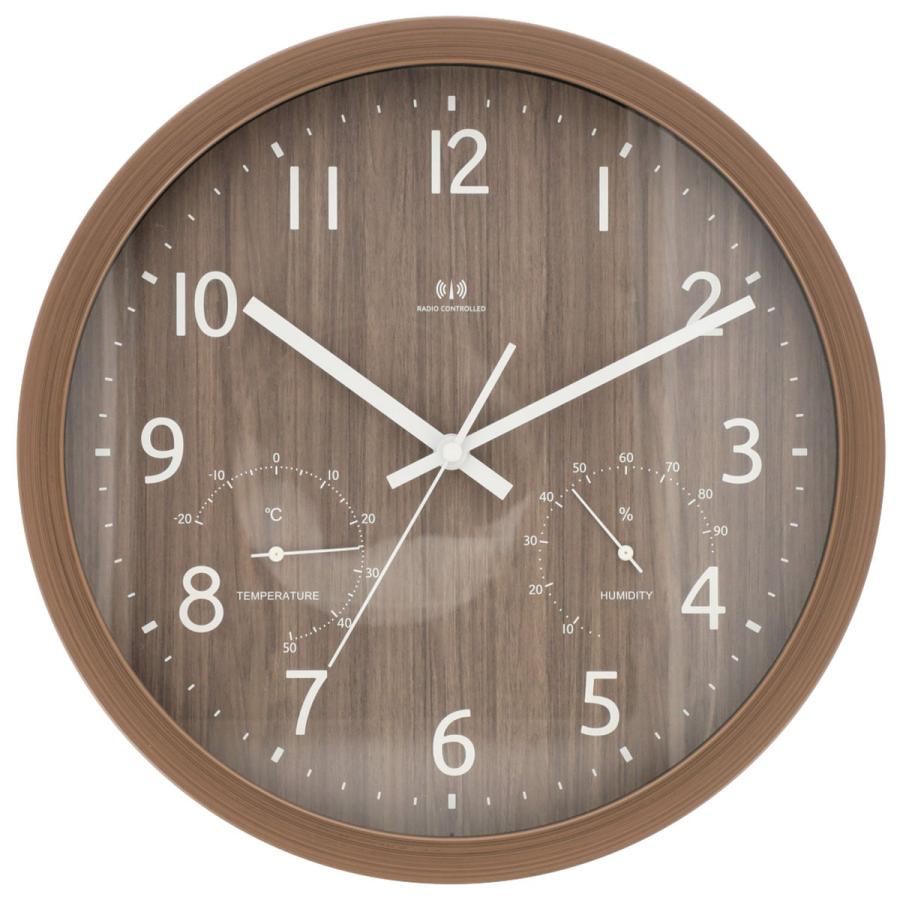 置時計 いみる！リピーター様100円OFF♡ ニトリ（NITORI） 電波 ステップ秒針 温湿度計付き 掛け置き兼用時計