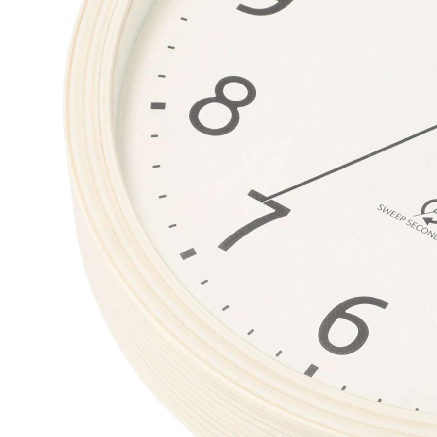 静音秒針 掛け置き兼用時計 珍しい フォーレ ホワイトウォッシュ 玄関先迄納品 1年保証 ニトリ