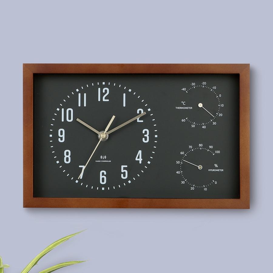 電波 ステップ秒針 温湿度計付き 掛け置き兼用時計 プラテリrst Th Br ブラウン ニトリ 玄関先迄納品 1年保証 ニトリ Yahoo 店 通販 Yahoo ショッピング