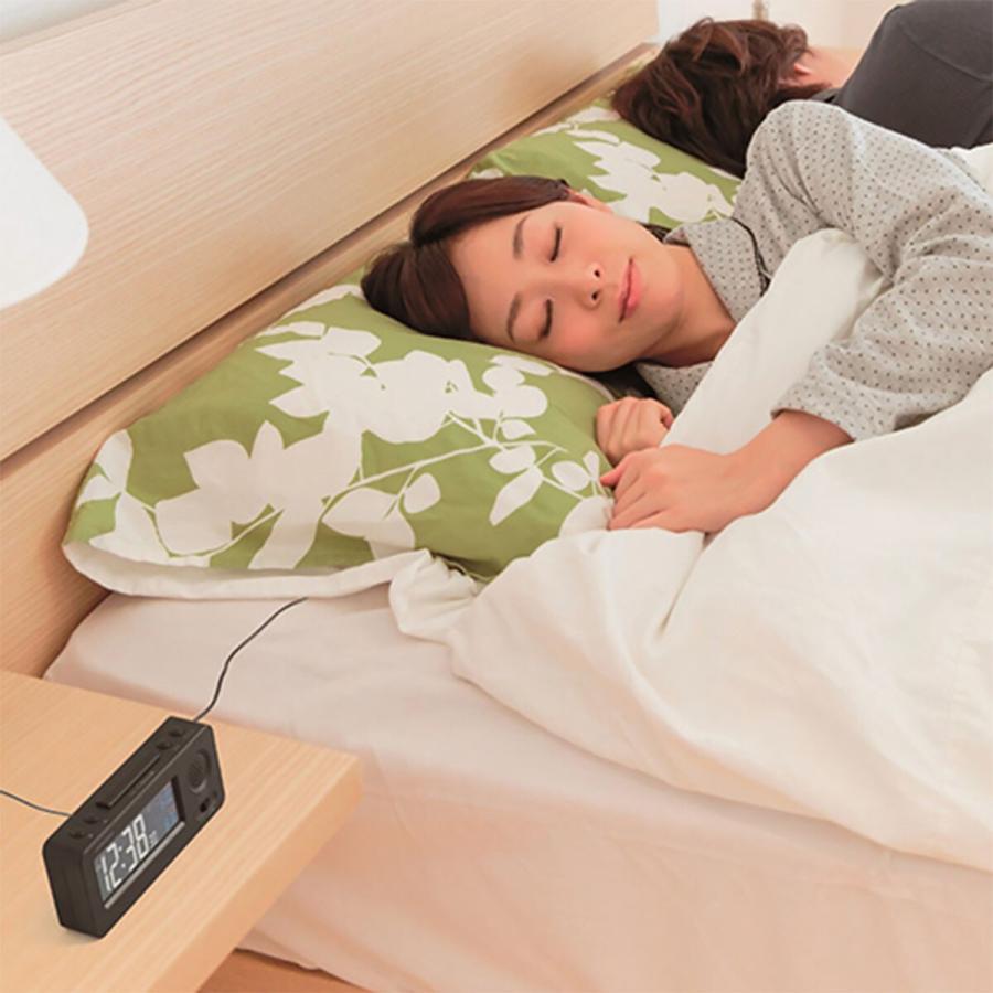 ニトリ（NITORI） 振動式目覚まし電波時計(MY-96 ブラック) : ニトリ