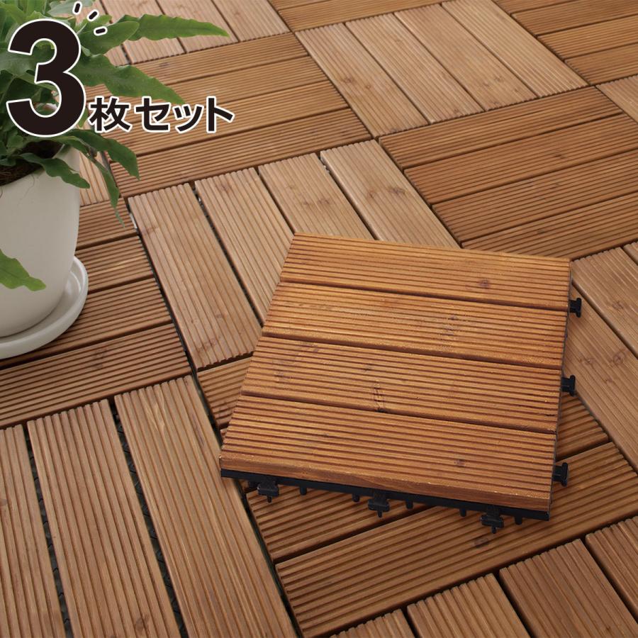 ジョイントウッドタイル Its ライトブラウン 3枚セット ニトリ 玄関先迄納品 1年保証 921 3 ニトリ Yahoo 店 通販 Yahoo ショッピング