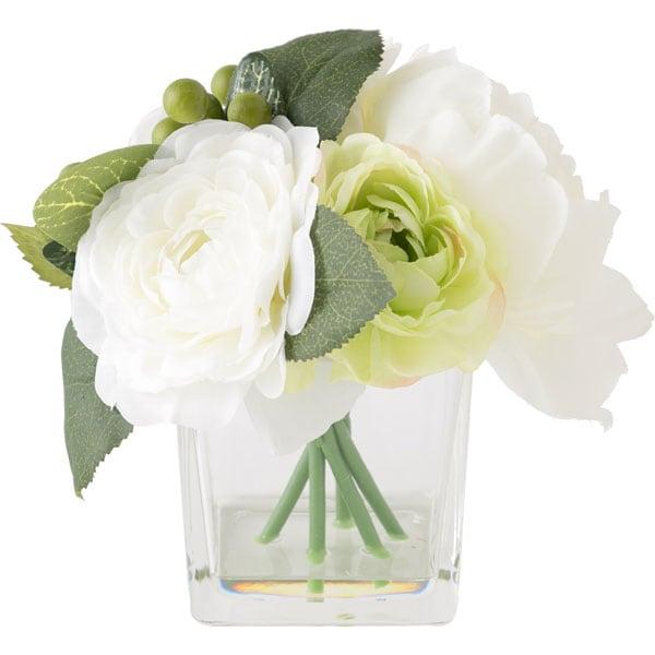 ラナンキュラスフラワーアレンジメント ベース付き Wh ニトリ 玄関先迄納品 1年保証 ニトリ Yahoo 店 通販 Yahoo ショッピング