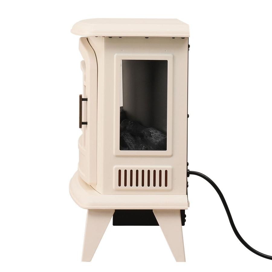 ミドルワイド暖炉型ファンヒーター(NI アイボリー) ニトリ : 8301724