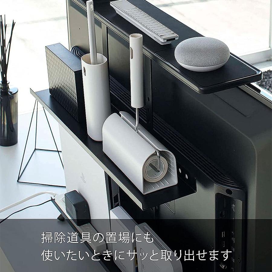 ニトリ テレビ上&裏収納ラック ワイド(スマート ブラック ニトリ テレビ上&裏収納ラック ワイド(スマート ブラック