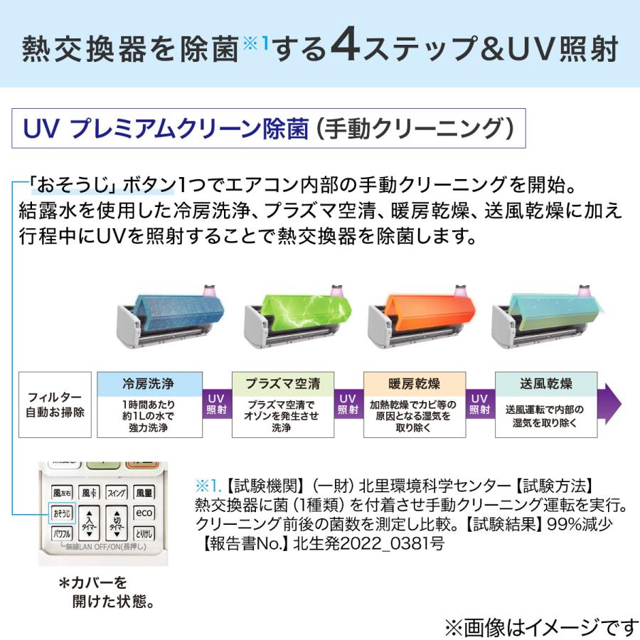 東芝 大清快プラズマ空清搭載エアコン 18畳用(RAS-K562DX) (標準取付工事無し) ニトリ｜nitori-net｜04