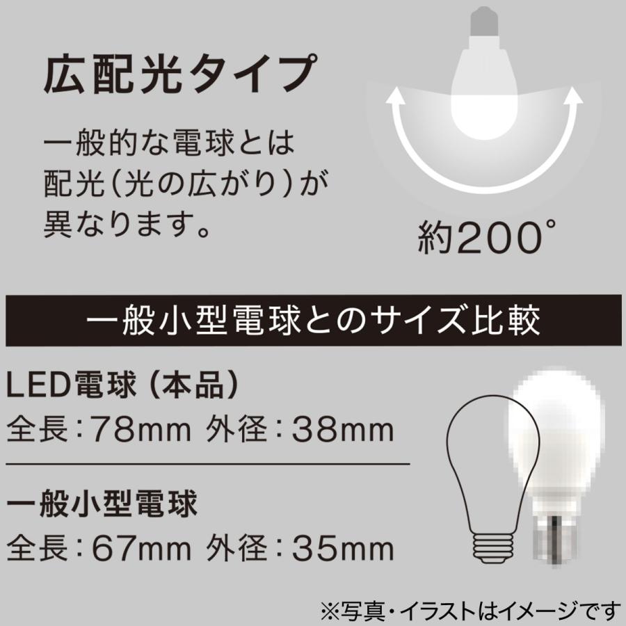 ニトリ（NITORI） LED電球(E17口金 60W相当 昼白色 LEE60WS-N