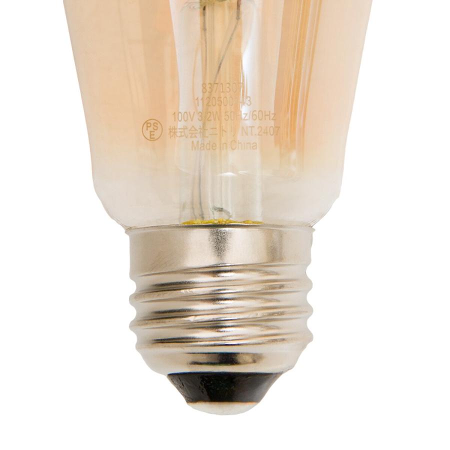 ニトリ（NITORI） LEDフィラメント電球(E26口金 30W相当 LEE-ST64U 30