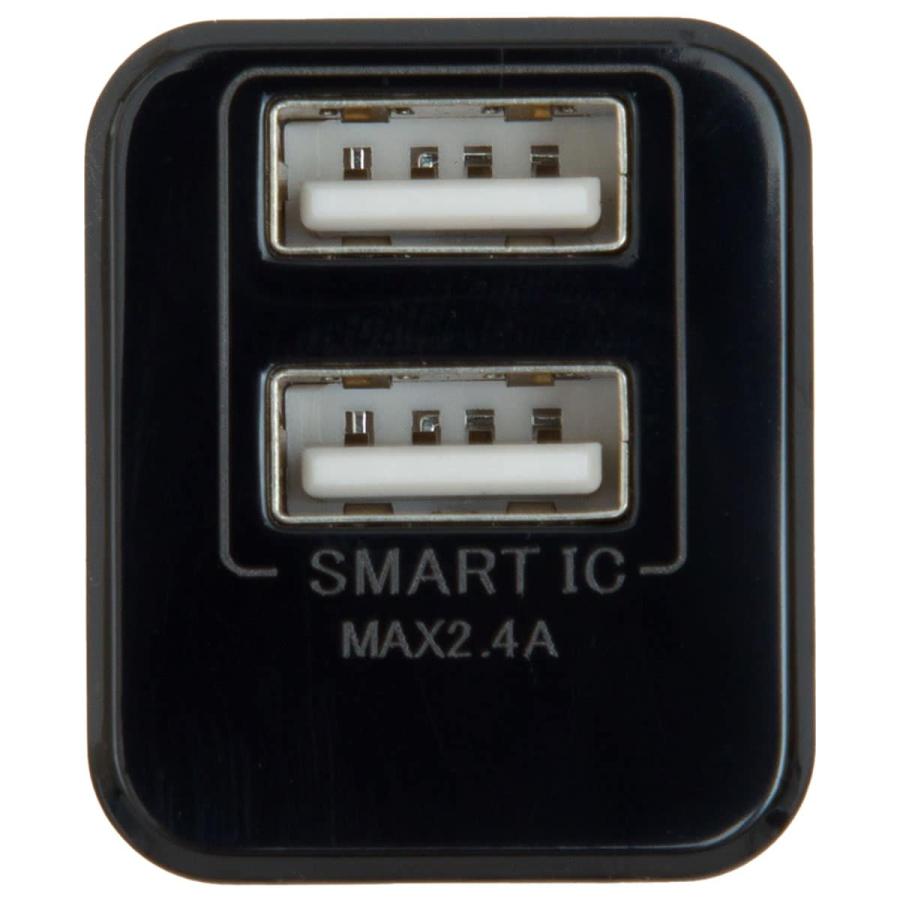 ニトリ USB電源アダプター(2口 MSA033U ブラック) : ニトリ Yahoo!店