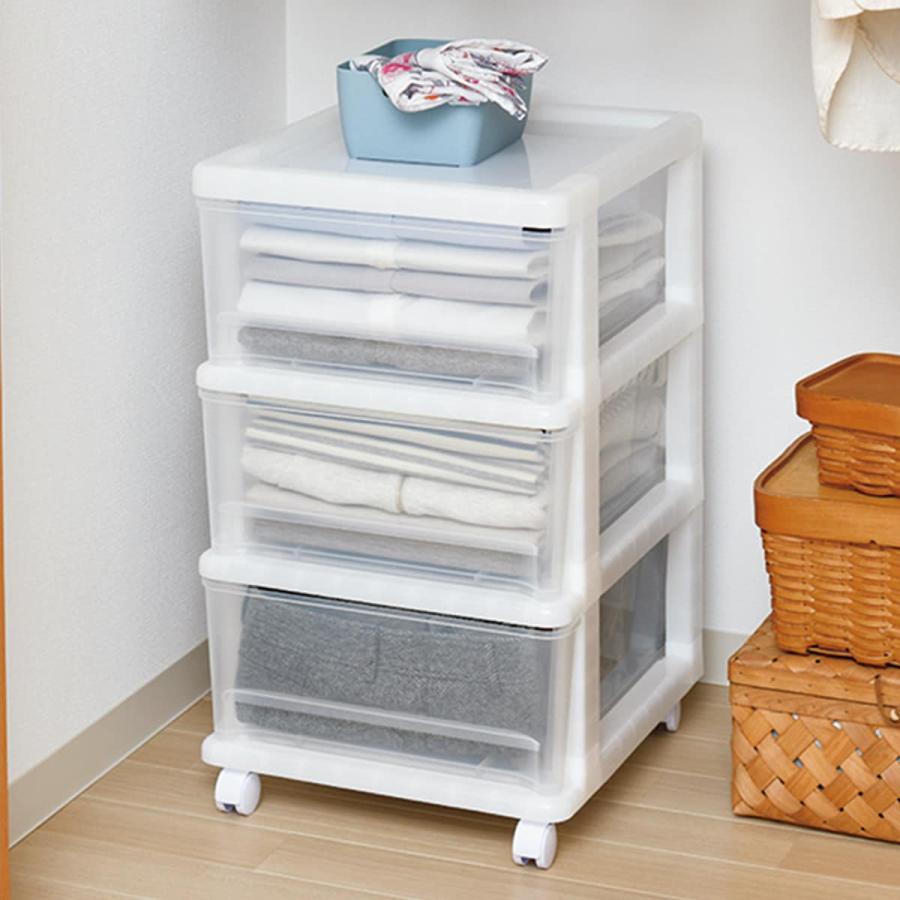 ニトリ クローゼットチェストFD(3段) 幅39×奥行43×高さ65cm ニトリ クローゼットチェストFD(3段) 幅39×奥行43×高さ65cm