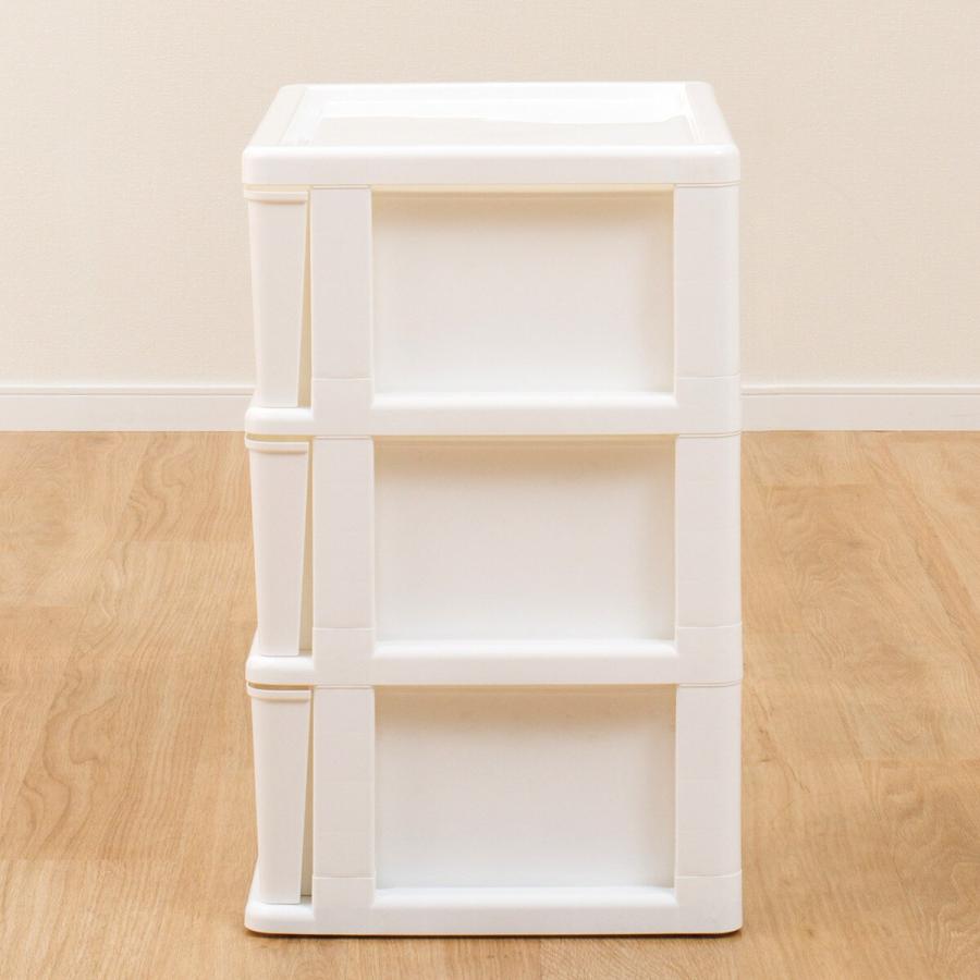 ニトリ（NITORI） リビングチェスト 衣装ケース 収納ケース FD-PWH(3段