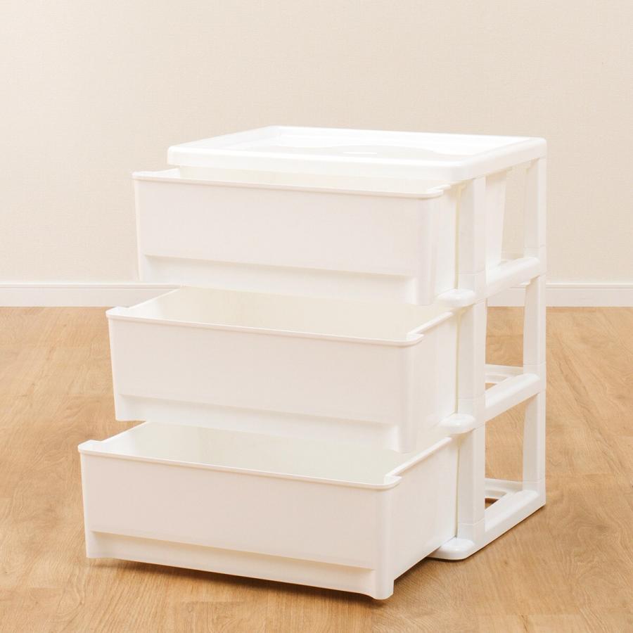 ニトリ（NITORI） リビングチェスト 衣装ケース 収納ケース FD-PWH(3段