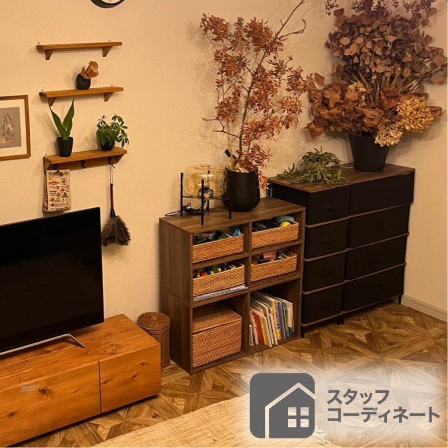 ニトリ（NITORI） 3段スリムチェスト(PST2 ライトブラウン/ホワイト