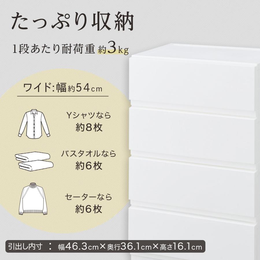 ニトリ 工具不要で組み立て簡単ワイドチェスト デコニーシーヴォ