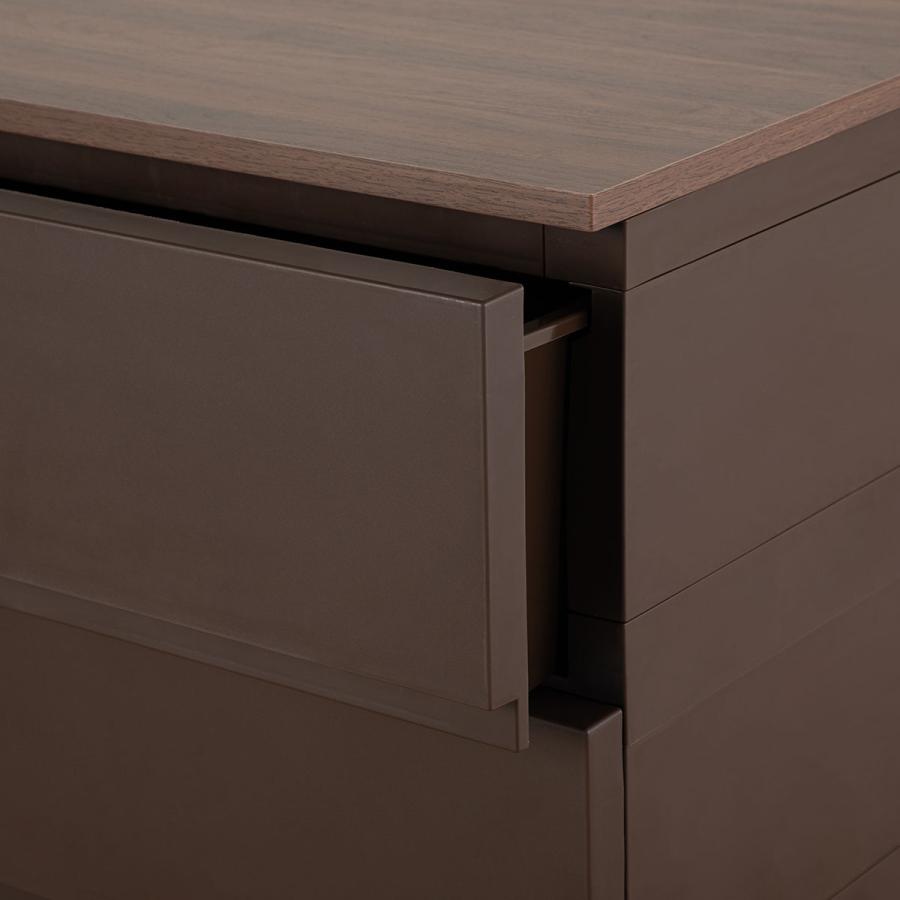 ニトリ 壁付きウッドトップ デコニーシーヴォ2(3段 ダーク