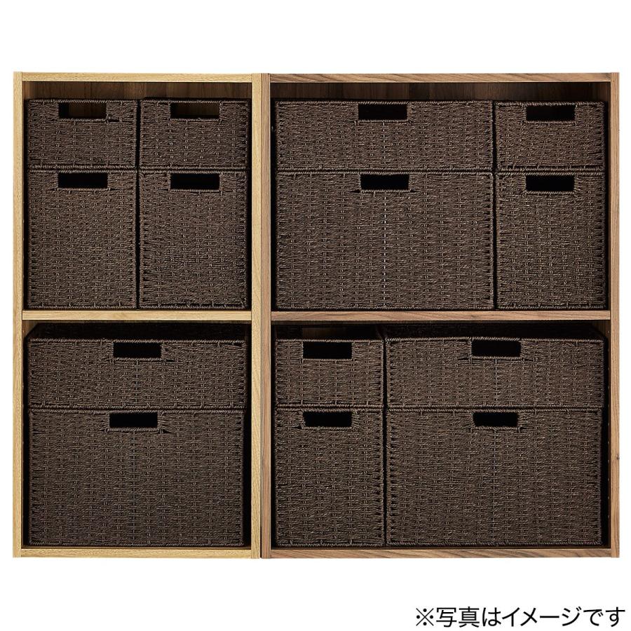 ニトリ バスケット ライラ3 よこ型ハーフ(DBR) 収納ケース 収納 ニトリ バスケット ライラ3 よこ型ハーフ(DBR) 収納ケース 収納