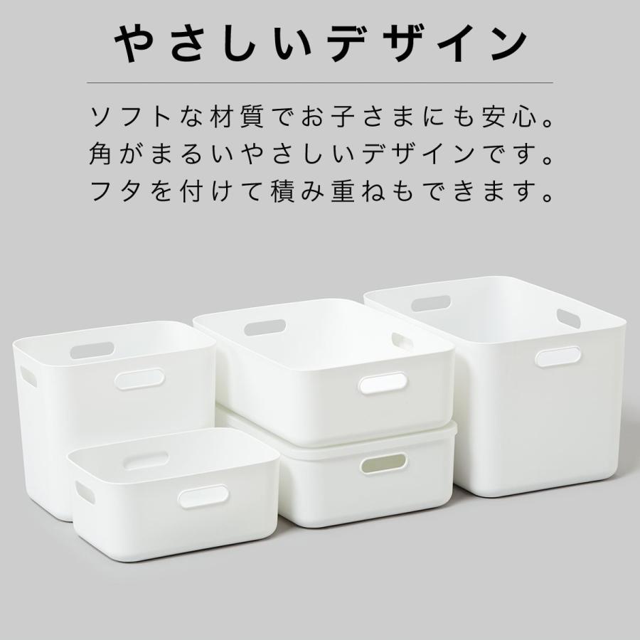 ソフトNインボックス よこ型ハーフ(ホワイト) ニトリ 『玄関先迄納品』 『1年保証』|nitori-net|03