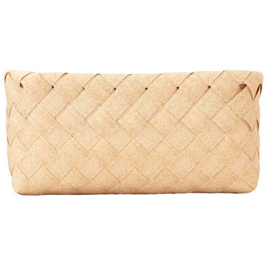 ニトリ（NITORI） 洗えるバスケット よこ型ハーフナチュラル PE 収納