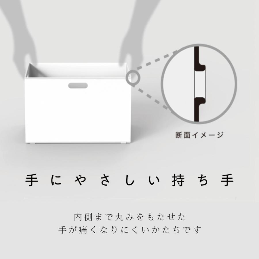 収納ケース Nインボックス(W) レギュラー(ホワイト) 収納ボックス ニトリ｜nitori-net｜02