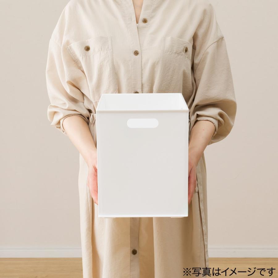 ニトリ（NITORI） バスケット Nインボックス たて型ハーフ ホワイト